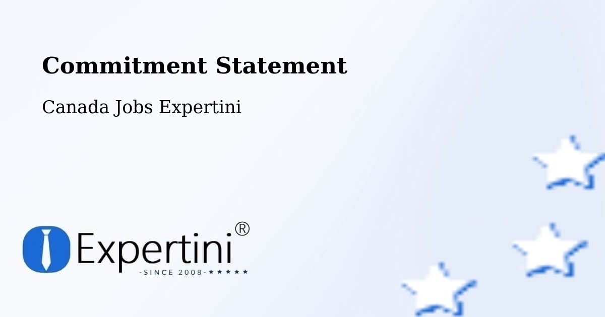 Corporate Commitment – Laval - Canada Jobs Expertini